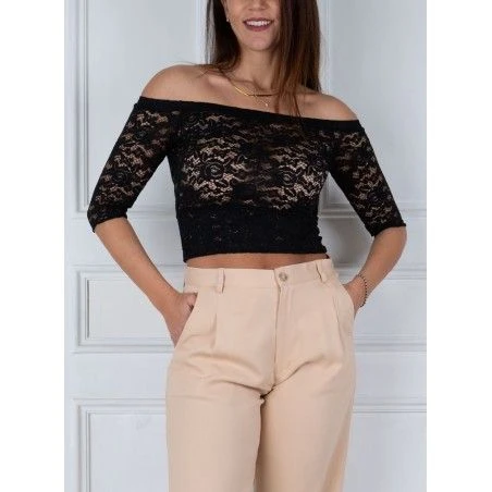 Top Maglietta Pizzo Option 116