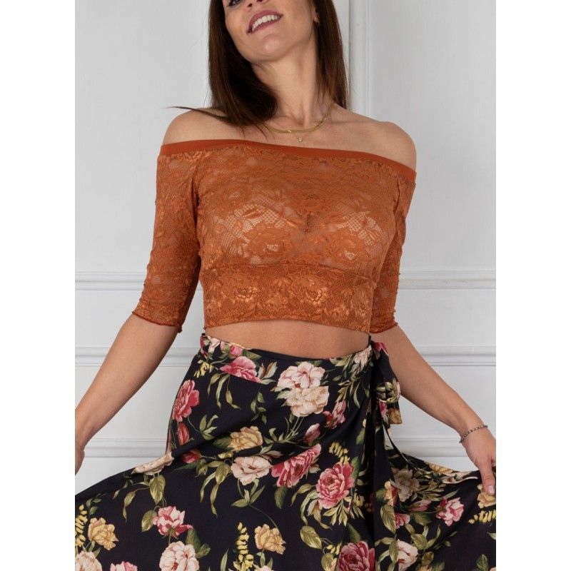 Top Maglietta Pizzo Option 117