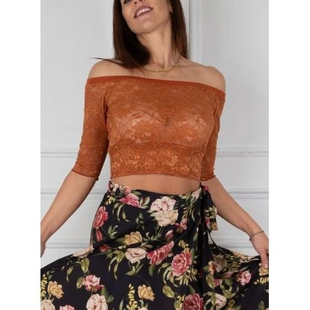 Top Maglietta Pizzo Option 117