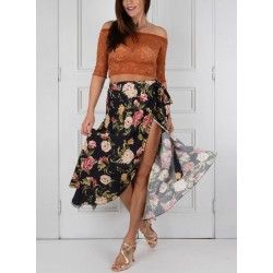 Completo Gonna Pareo Option 39 + Top Maglietta Pizzo Option 117 RossaSpina 3 - WEAR & MORE 