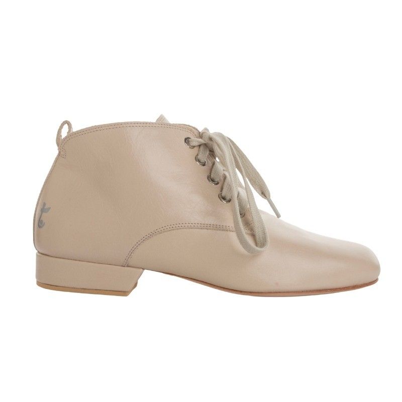 EVITA SCARPONCINO MADREPERLA HEEL 2 CM BOOKING SHOES