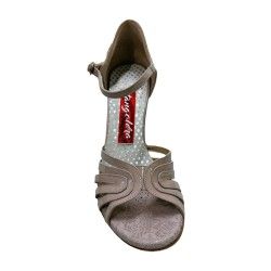 ALICE VERNICE BEIGE Tallone Chiuso Tacco 9 cm CAMPIONE Tangolera 2 WEAR & MORE