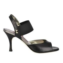ADELE NERO Heel 7 cm BOOKING SHOES