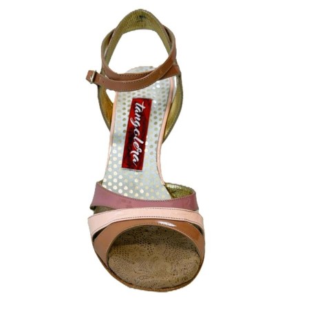 GINEVRA VERNICE TRICOLOR Calzata Stretta Tacco 9 cm CAMPIONE Tangolera 2 - WEAR & MORE