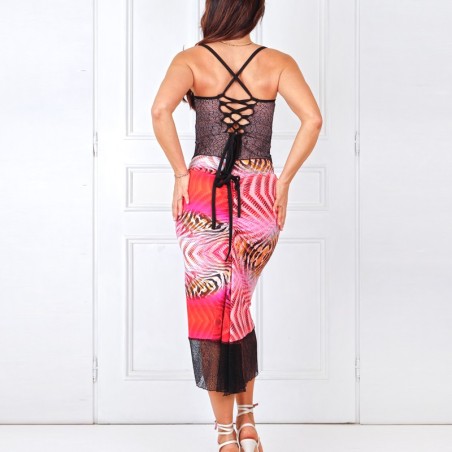 Completo Gonna Flora 2 Pizzo Option 58 + Top Mon Amour Option 17 RossaSpina 2 - WEAR & MORE