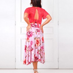 Set Skirt Giorgina Option 29 + Top Viky Pizzo Option 16 RossaSpina 2- WEAR & MORE