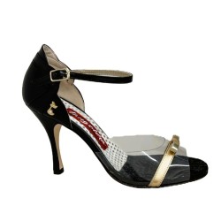 CLIO NERO PLEX Heel 9 cm SAMPLE Tangolera 1 - WEAR & MORE
