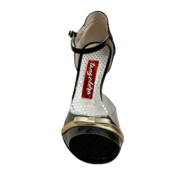 CLIO NERO PLEX Tacco 9 cm CAMPIONE Tangolera 2 - WEAR & MORE