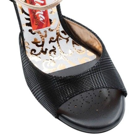 IRIS NERO STAMPA Tacco 9 cm Tangolera 2 - WEAR & MORE