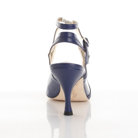 AURORA BLUETTE NAPPA Tacco 7 cm SCARPE IN