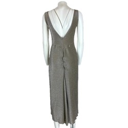 Abito Desie Coda Lurex Option 269 Argento chiaro | RossaSpina