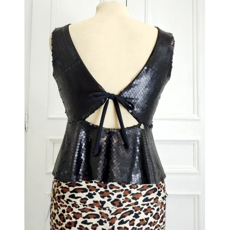 Top Serena 2 Paillettes Option 116 RossaSpina 2 - Wear & More