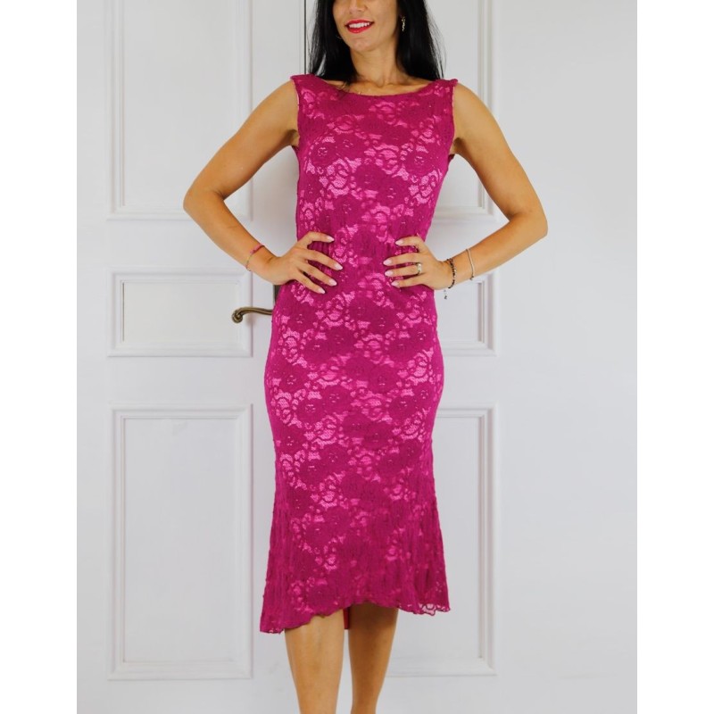 Dress Pamela Corolla Pizzo Option 32 RossaSpina 1  Wear & More