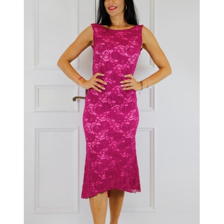 Abito Pamela Corolla Pizzo Option 32 RossaSpina 1  Wear & More