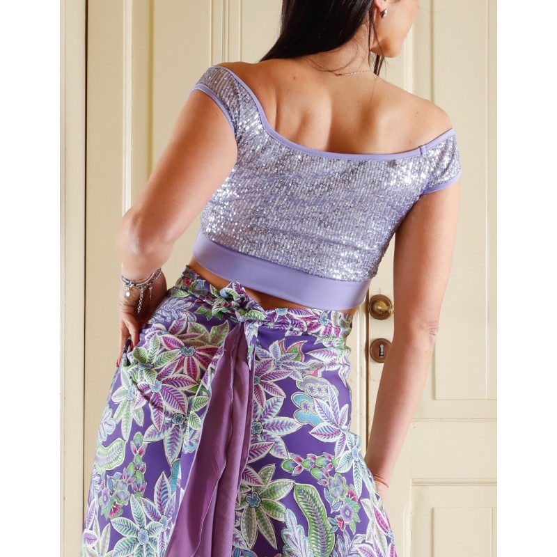 Top Luci Paillettes Option 5 RossaSpina 2 Wear & More