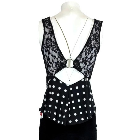 Top Serena Colore Nero Option 165 |RossaSpina