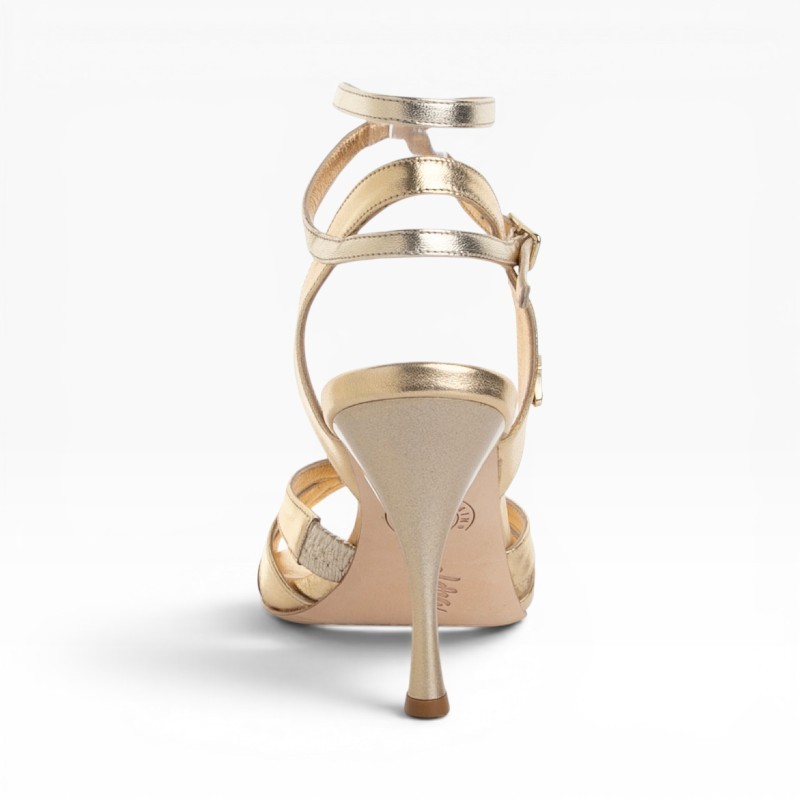 CHIARA PLATINO LAMINATO Tacco 9 cm SCARPE IN PRENOTAZIONE Tangolera 1 - WEAR & MORE 