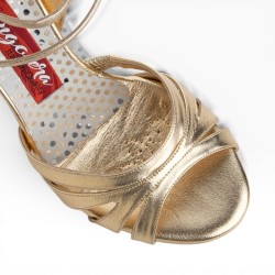CHIARA PLATINO LAMINATO Heel 7 cm Tangolera 1 - WEAR & MORE 