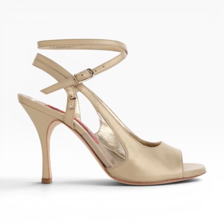 AURORA ORO PERLATO Heel 9 cm Tango Shoes – Tangolera Shoes | WearAndMore