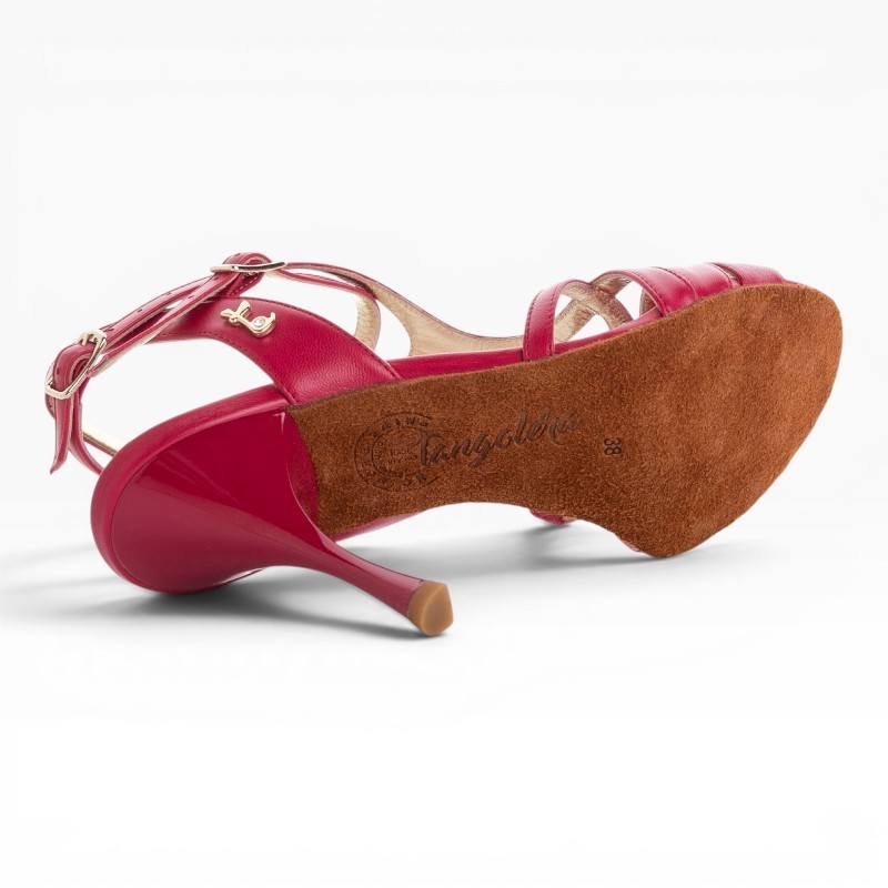 GIULIA AMARANTO SUOLA BUFALA Heel 8 cm  PRE-ORDER