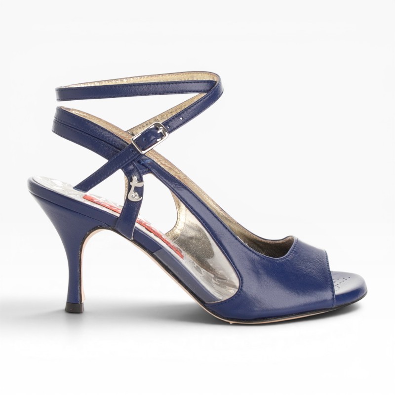 AURORA BLUETTE NAPPA Tacco 7 cm Tangolera 1 - WEAR & MORE