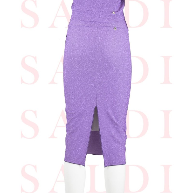 Tubino Vita Alta Lurex Option 83 | RossaSpina