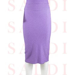 Tubino Vita Alta Lurex Option 83 | RossaSpina