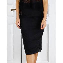 Skirt Tubino con Banda Pizzo Option 26