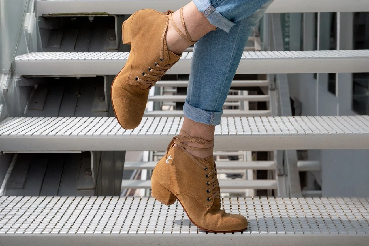 Stivaletti da tango donna Rossaspina scarpe da pratica comode artigianali